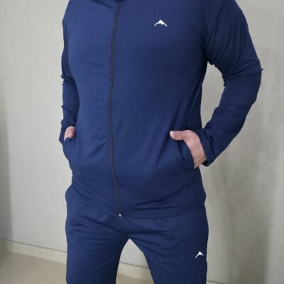 Campera Lycra Azul. hombre.