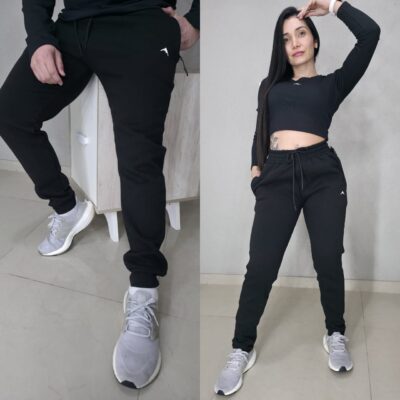 Pantalón frizado con puño Unisex.